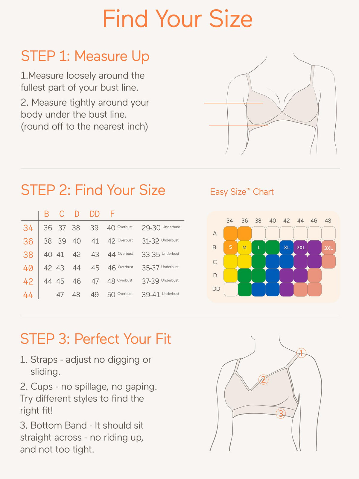 Warners Women's Blissful Benefits Wireless Comfort Bra, White, Large