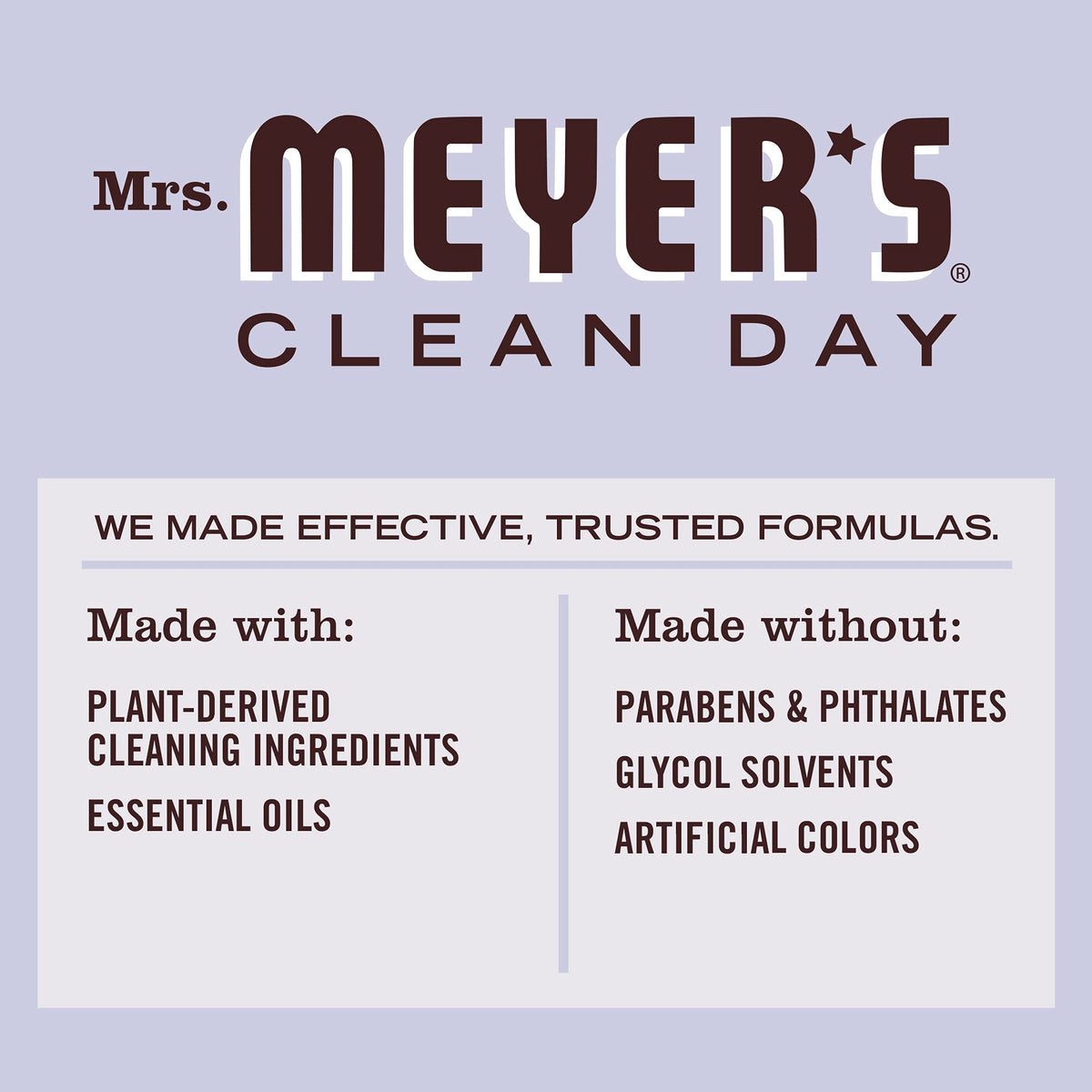 Mrs. Meyer's Multi-Surface Cleaner, Lavender, 473 mL, 4 Pack