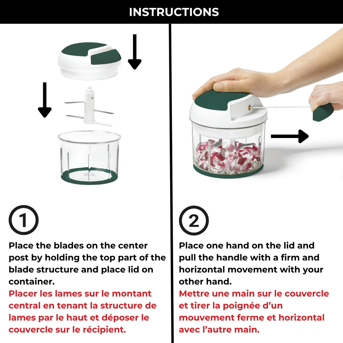 Starfrit Pull Chopper Manual Food Processor
