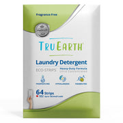 Tru Earth Platinum Laundry Detergent Sheets, Fragrance Free, 64 Sheets