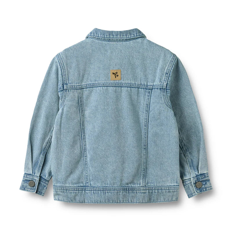 Wheat Bowie Denim Jacket, Light Blue