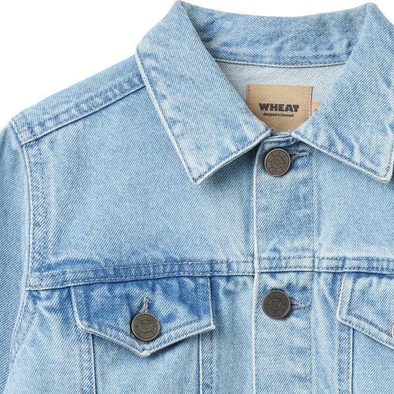 Wheat Bowie Denim Jacket, Light Blue