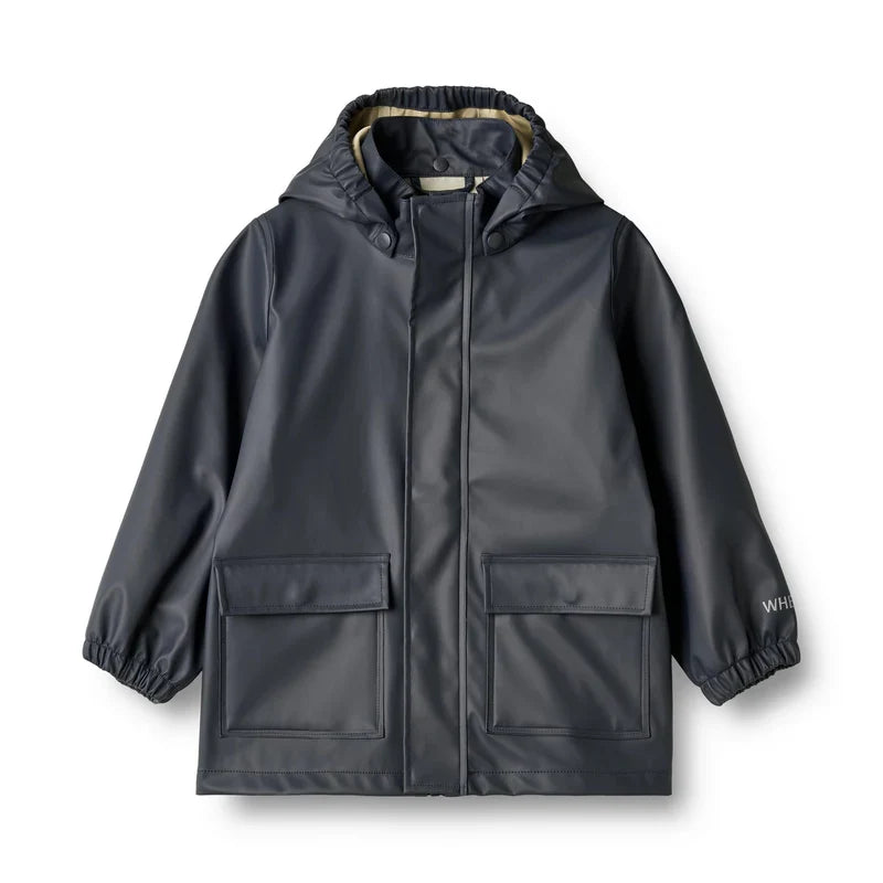 Wheat Ollo Rainwear Jacket, Ink