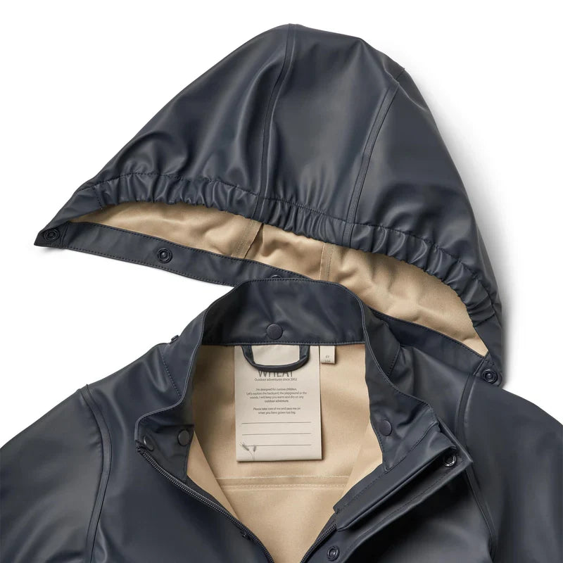 Wheat Ollo Rainwear Jacket, Ink