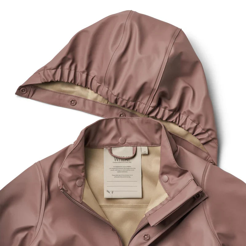 Wheat Ollo Rainwear Jacket, Dusty Lilac