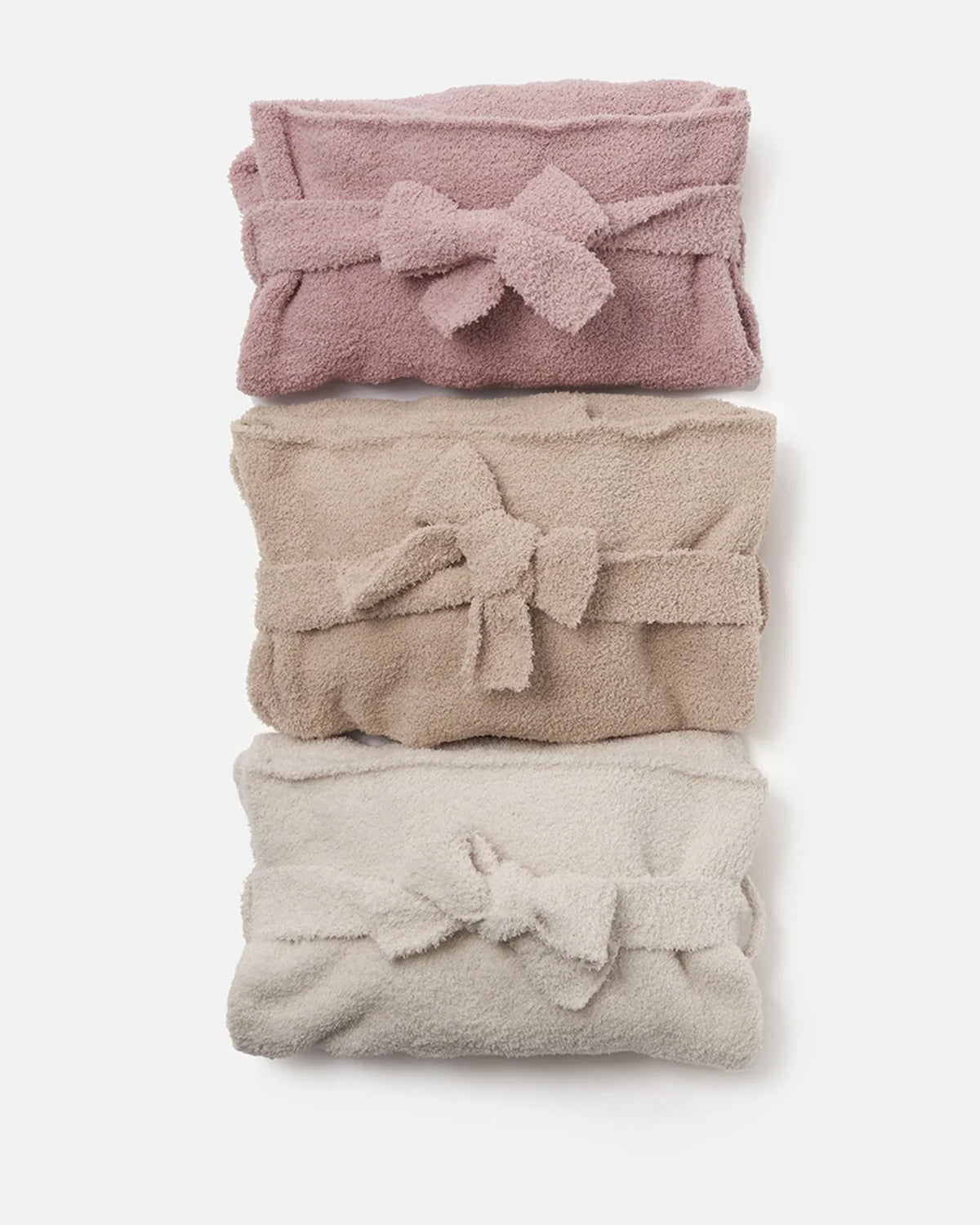 7AM Fuzzy Robe, Ash Rose