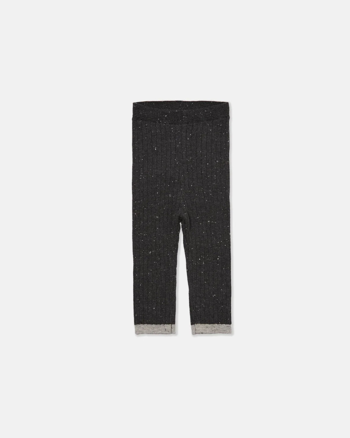 7AM Hug Me Leggings, Black Melange