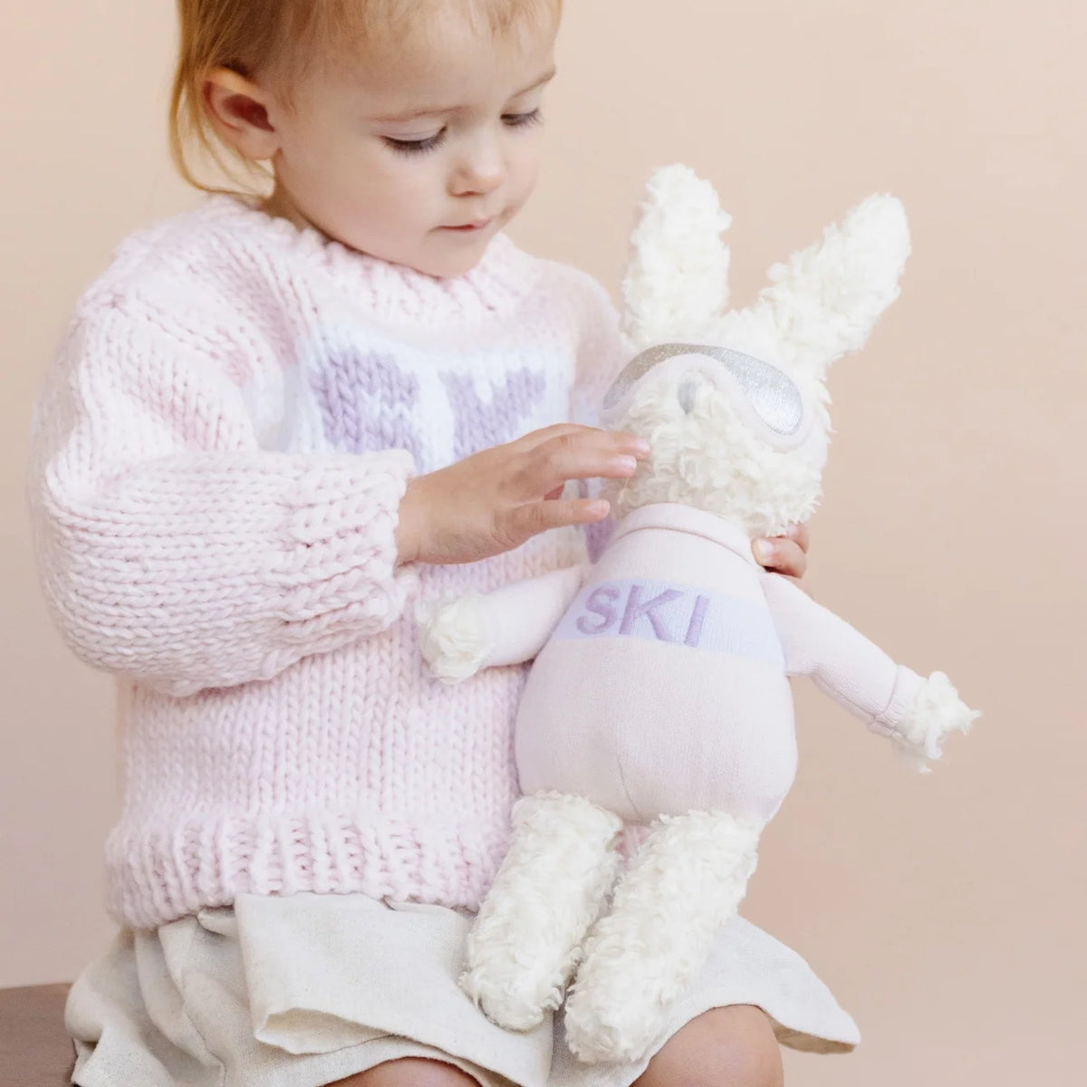 The Blueberry Hill Ski Sweater, Baby Pink