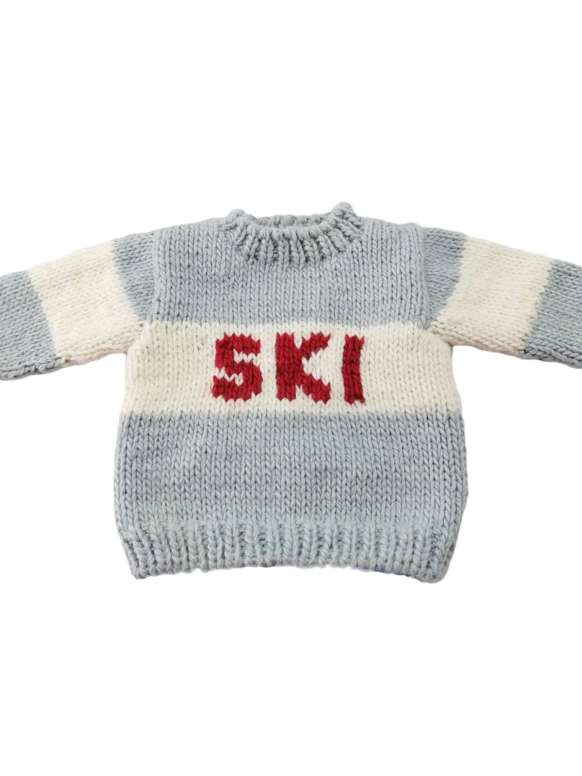 The Blueberry Hill Ski Sweater, Bowie Grey