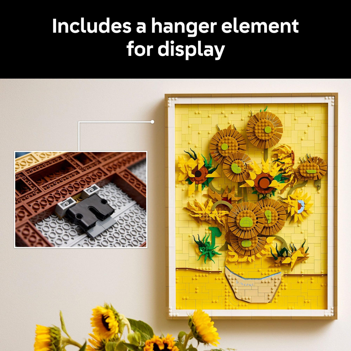 LEGO Art Vincent Van Gogh Sunflowers Building Set, 31215