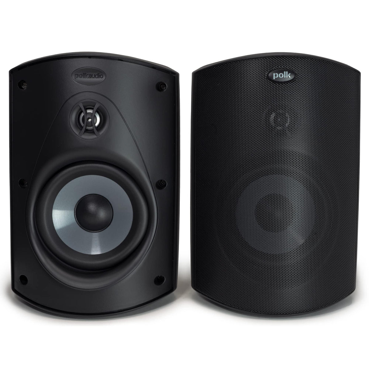 Polk Audio Atrium 6 Outdoor Speakers, Black, Pair