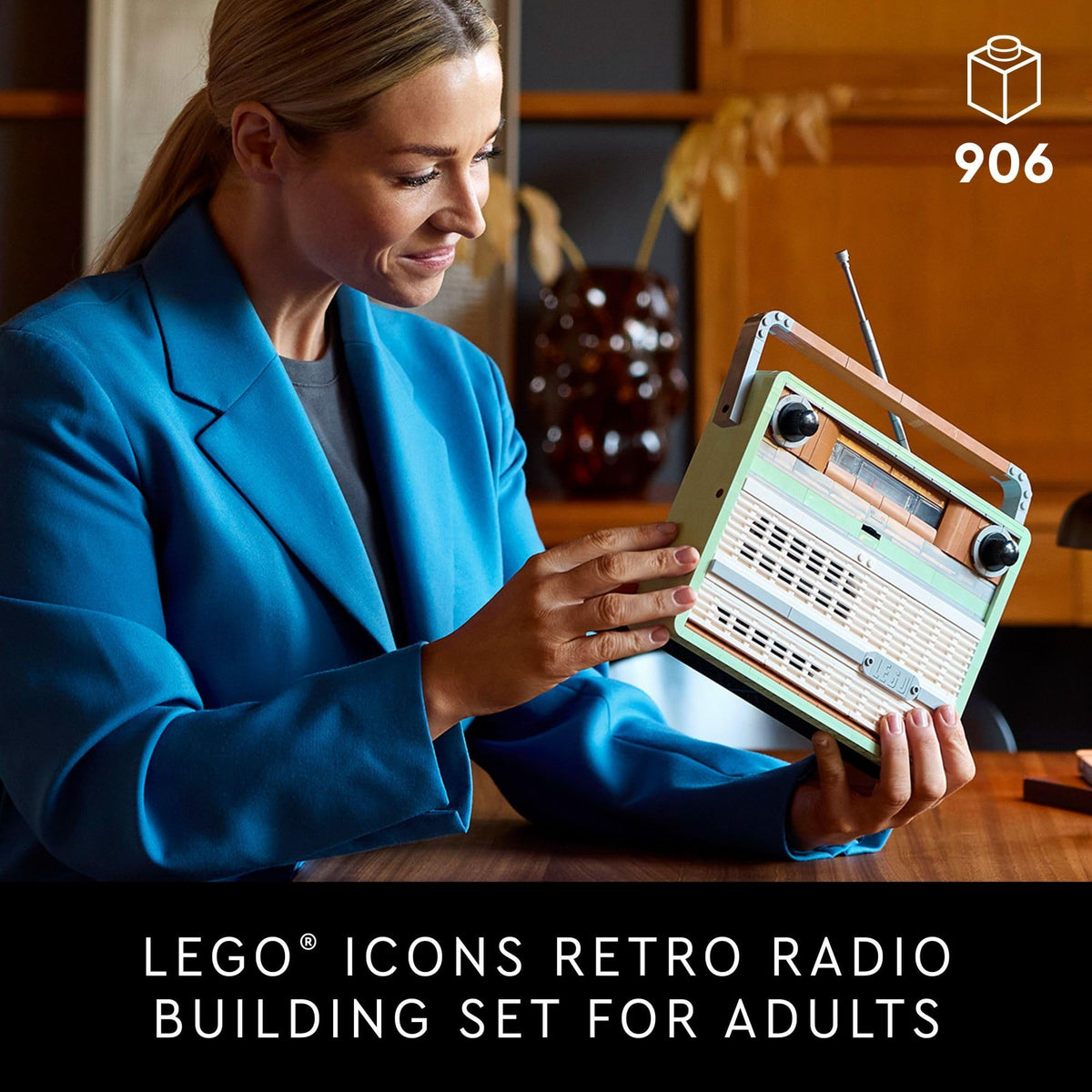 LEGO Icons Retro Radio Building Set, Ages 18+, 10334