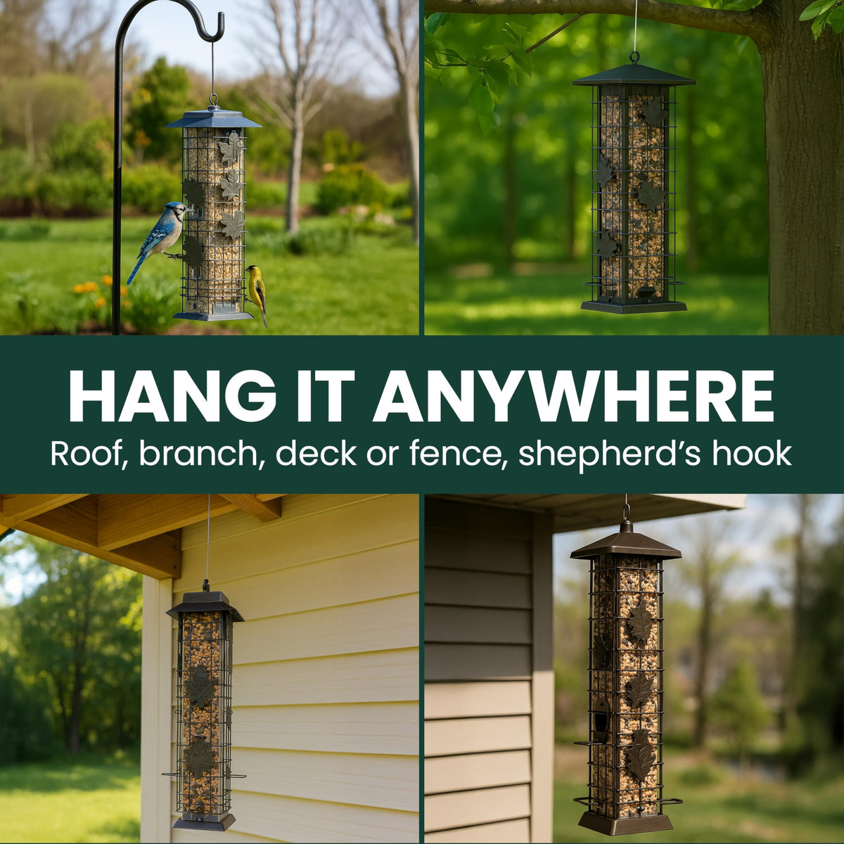 Perky-Pet 336-1SR Squirrel-Be-Gone Bird Feeder, 2 lb