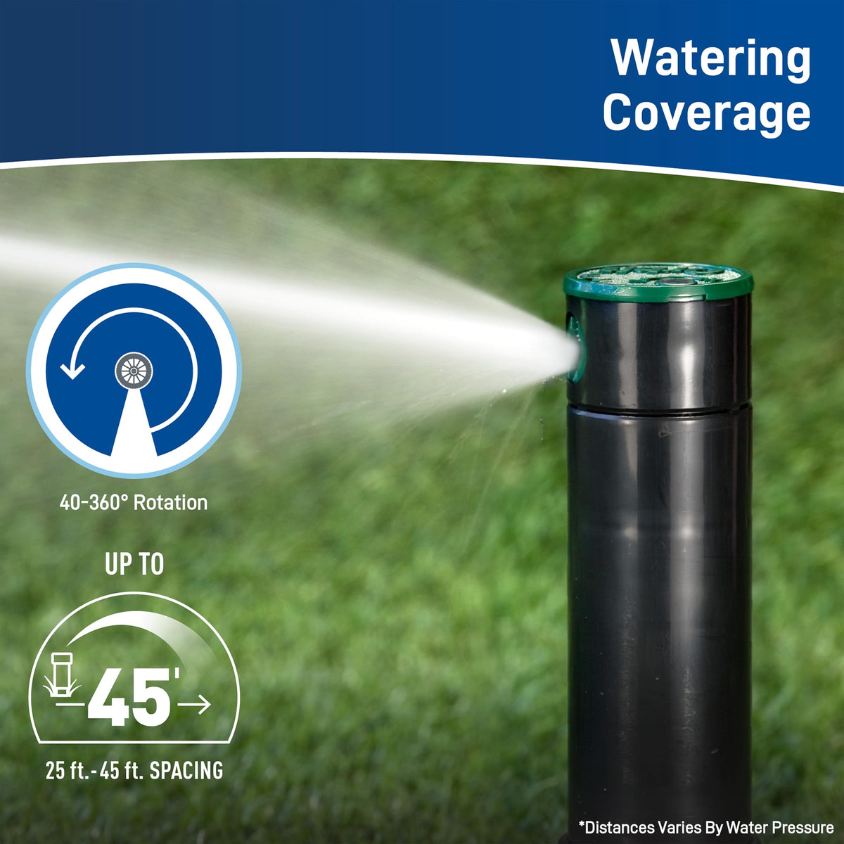 Orbit Watermaster 55461 Voyager 4-Inch Pop-Up Sprinkler Head, 2-Pack