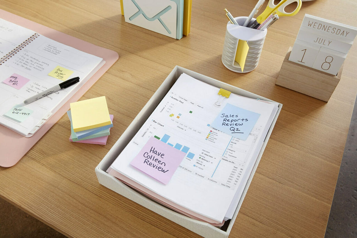 Post-it Greener Notes, 24 Pads, 3 x 3 in, Sweet Sprinkles