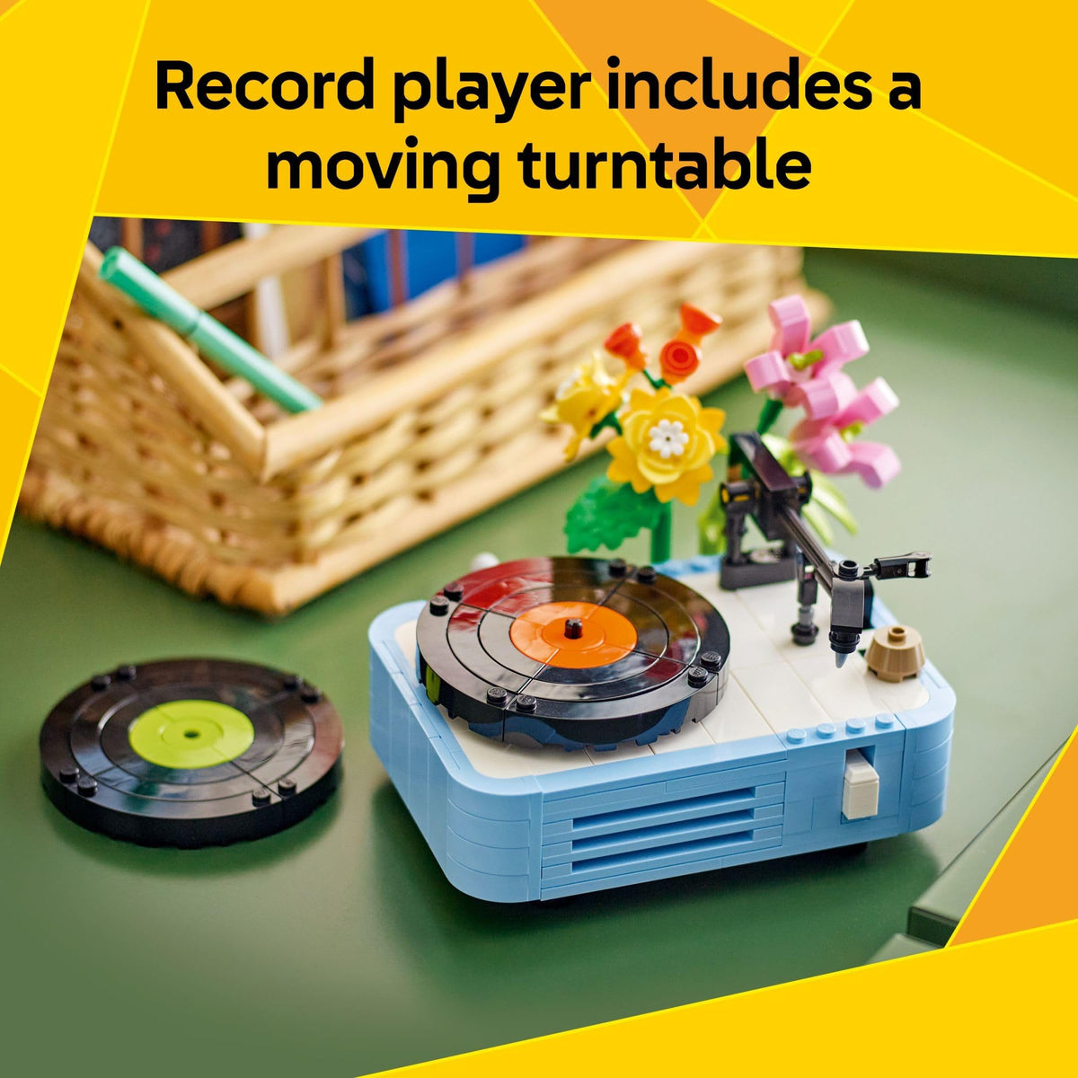 LEGO Creator 3-in-1 Record Player with Flowers, 31172