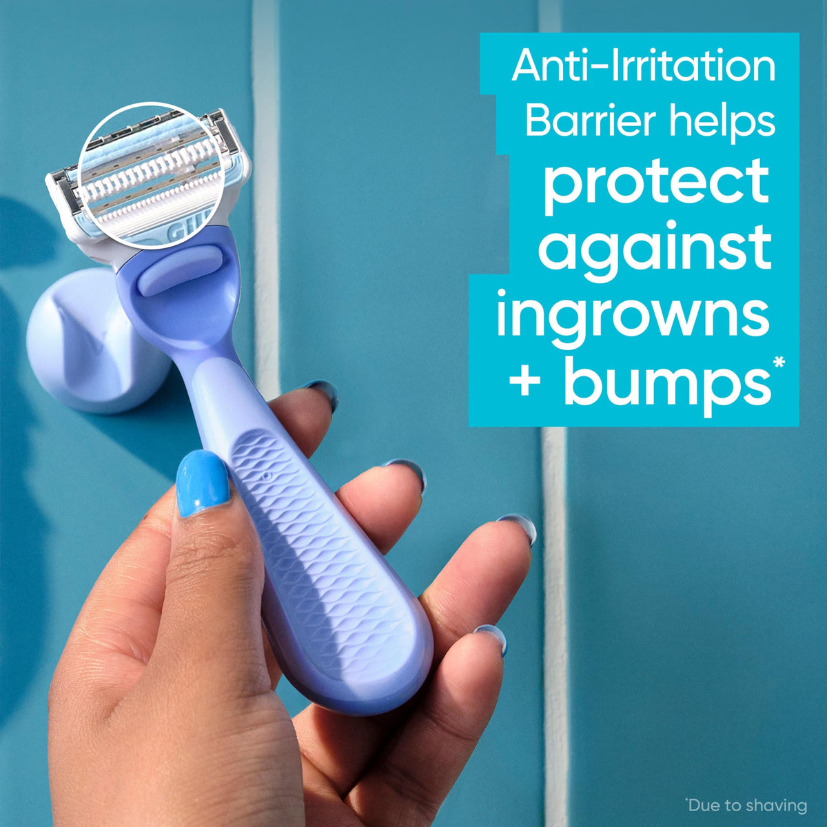 Gillette Venus Intimate Grooming Bikini Razor, 1 Handle + 2 Refills