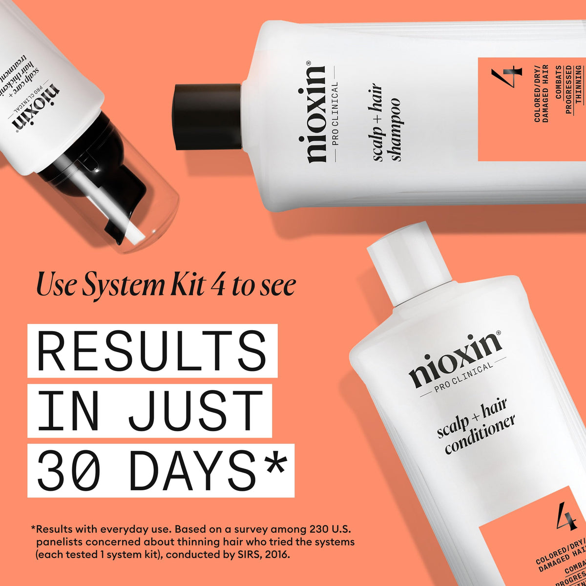 Nioxin System 4 Scalp + Hair Shampoo, 16.9 fl oz