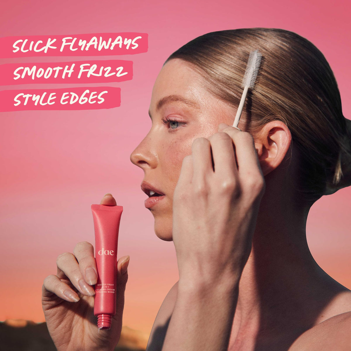 DAE Hair Cactus Fruit 3-In-1 Styling Cream and Taming Wand, 0.6 oz.