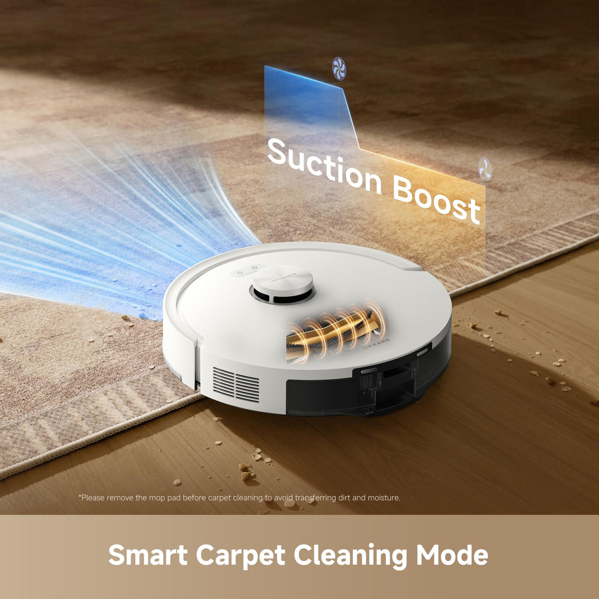 DREAME D20 Air Plus Robot Vacuum and Mop, 20,000 Pa