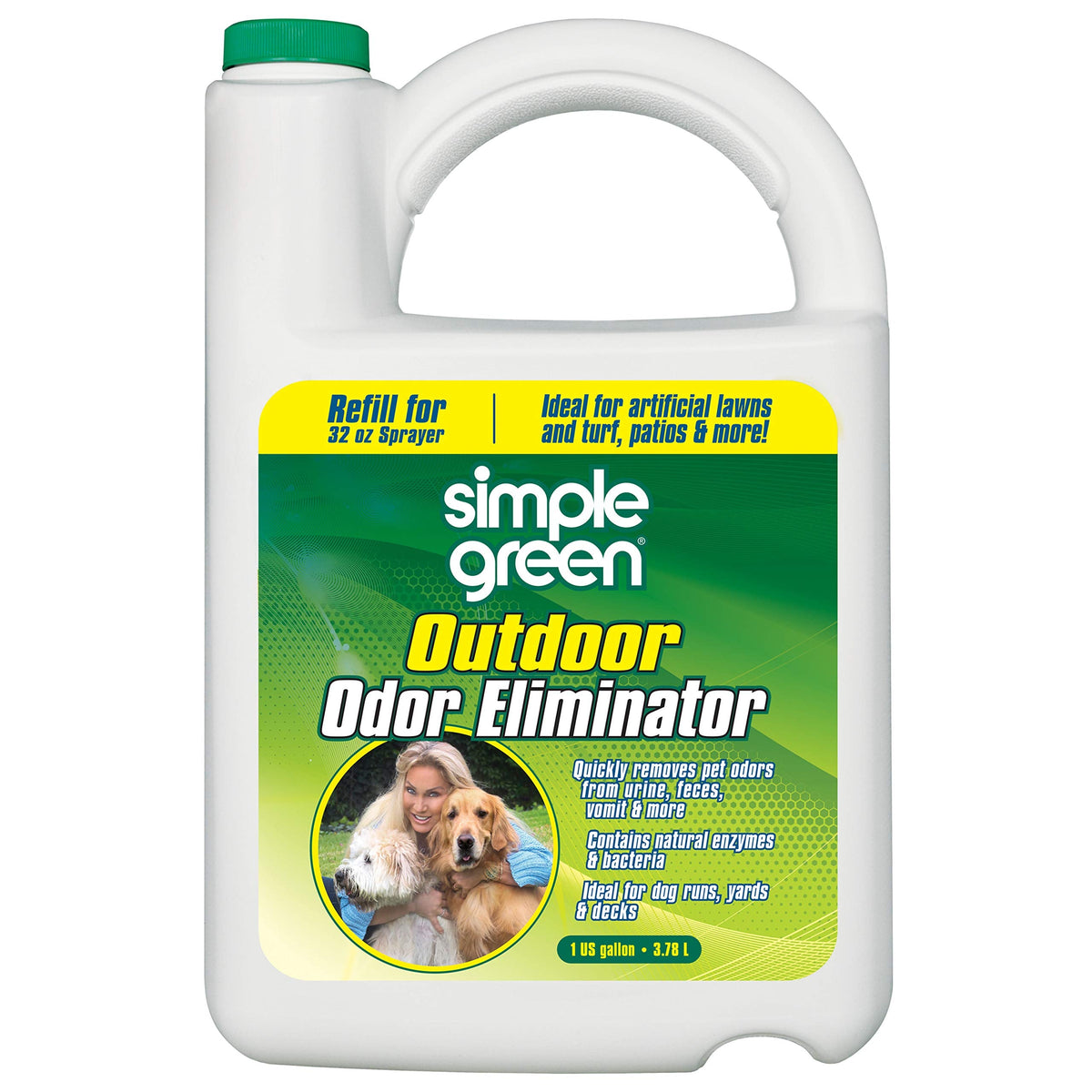 Simple Green Outdoor Odour Eliminator for Pets, 1 Gallon Refill