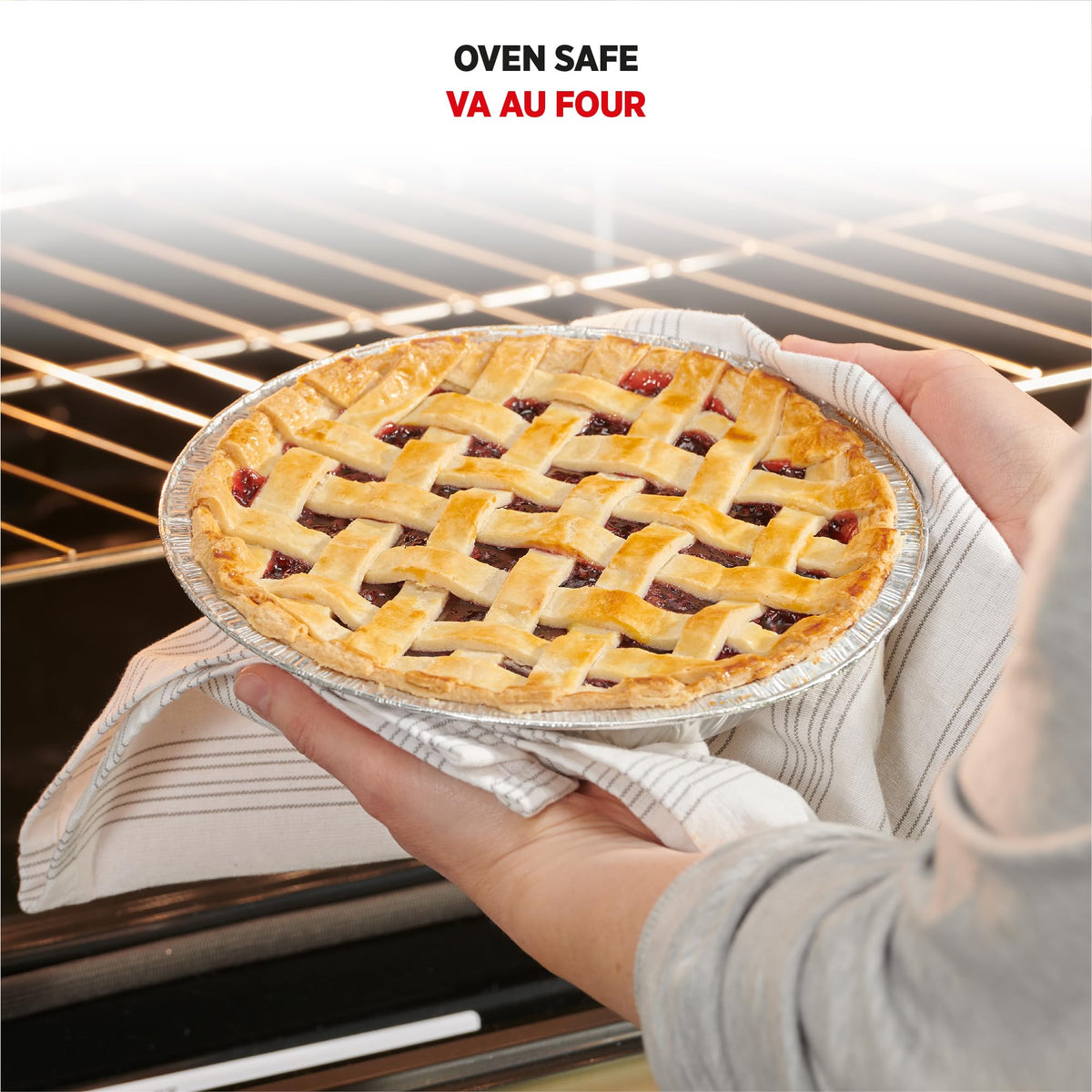 Starfrit Disposable Aluminum Pie Plates, 9", 50 Pack