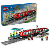 LEGO City Downtown Streetcar and Station Train Set 60423