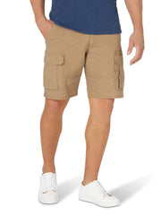 Wrangler Authentics Men's Cargo Stretch Short, Petrified Oak, 34