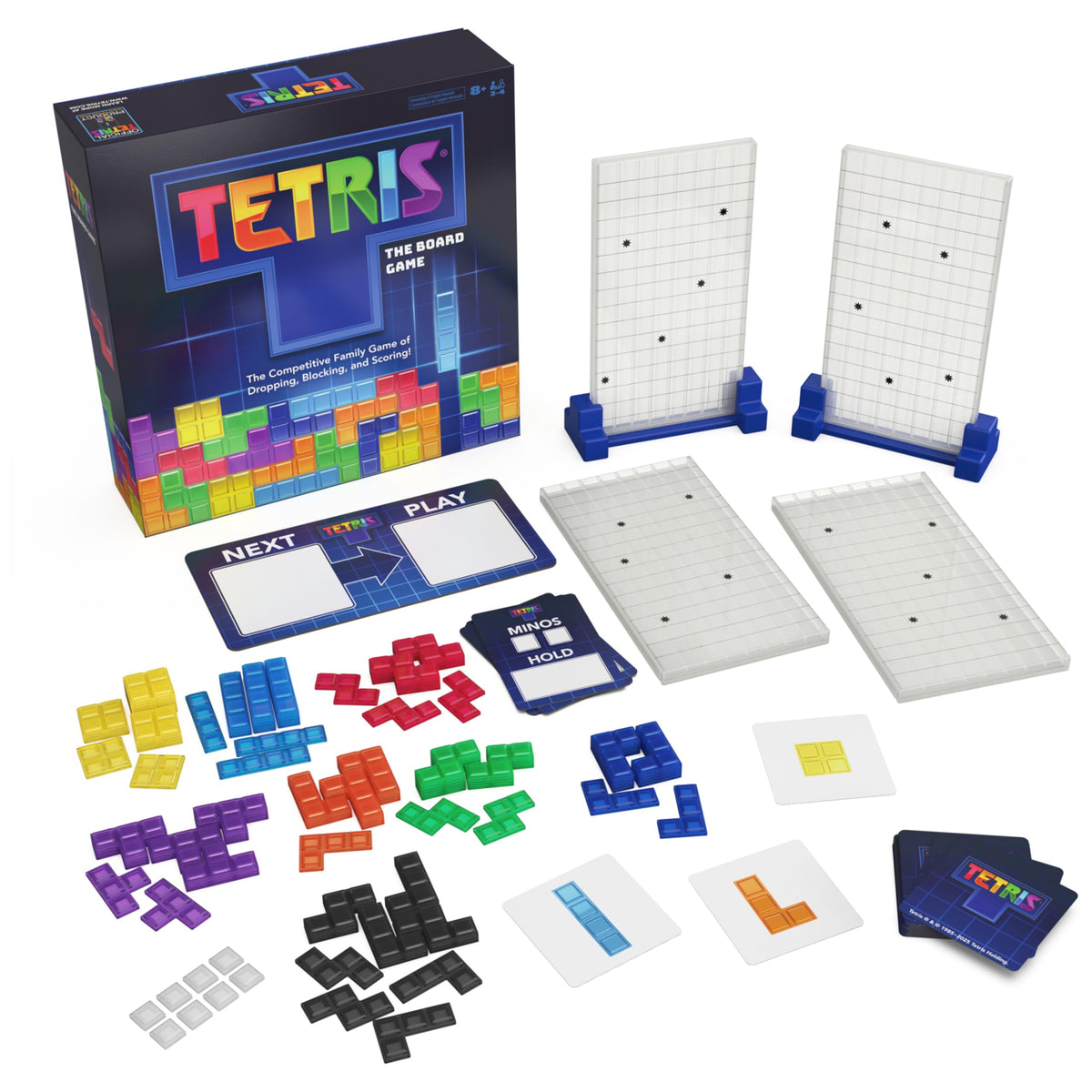 Spin Master Tetris: The Board Game, 2-4 Players, Ages 8+
