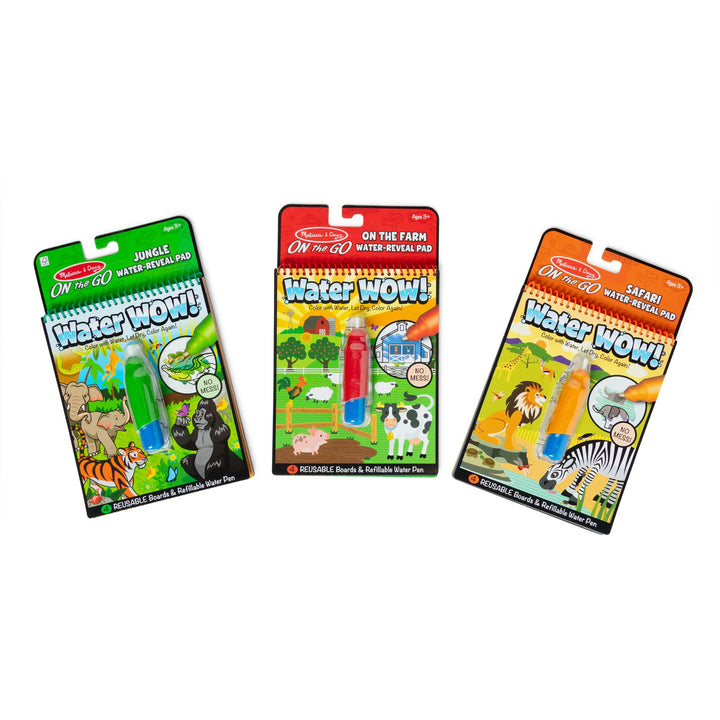 Melissa & Doug On the Go Water Wow! Colouring Pads (3 Pack)