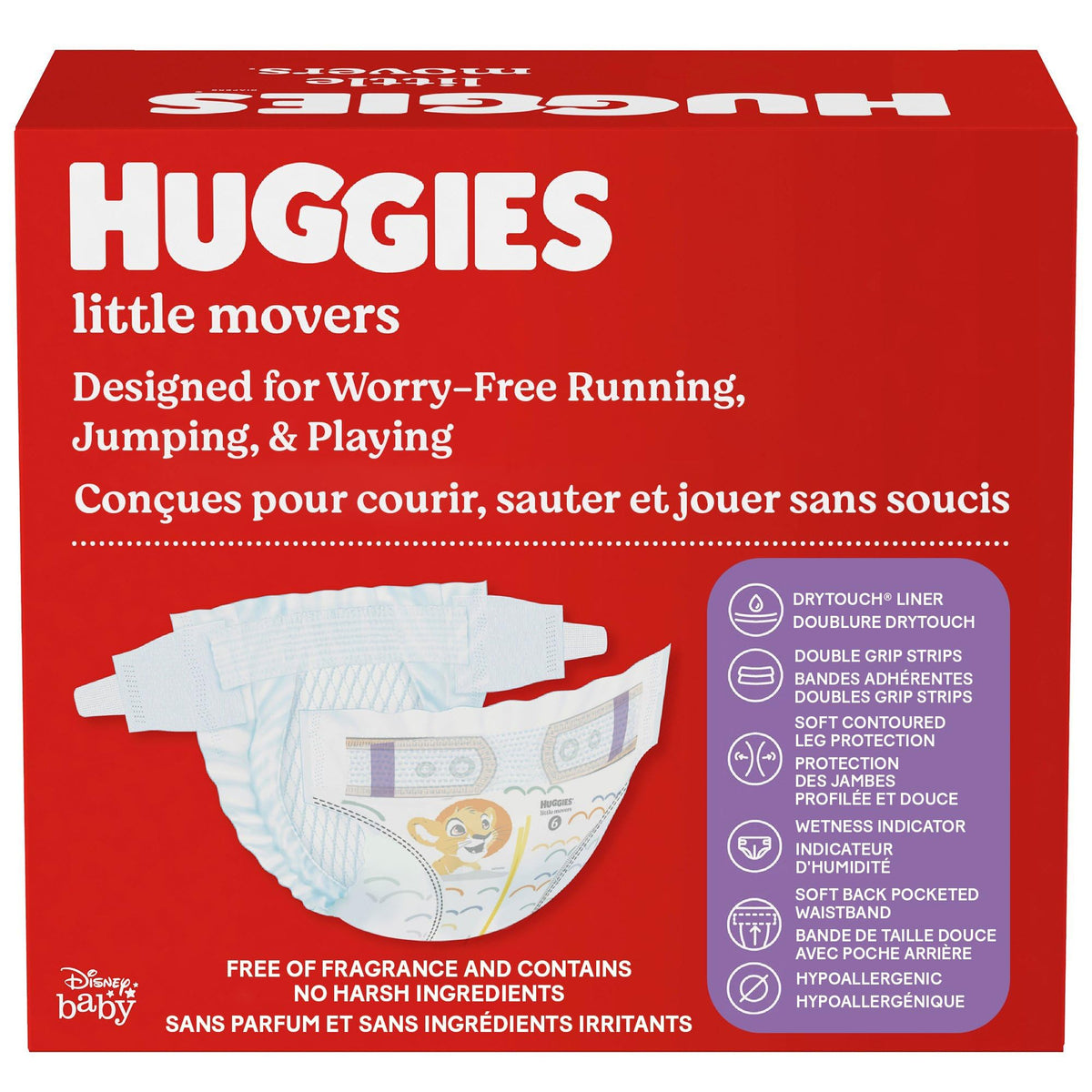 Huggies Little Movers Diapers, Size 3, 168 Count