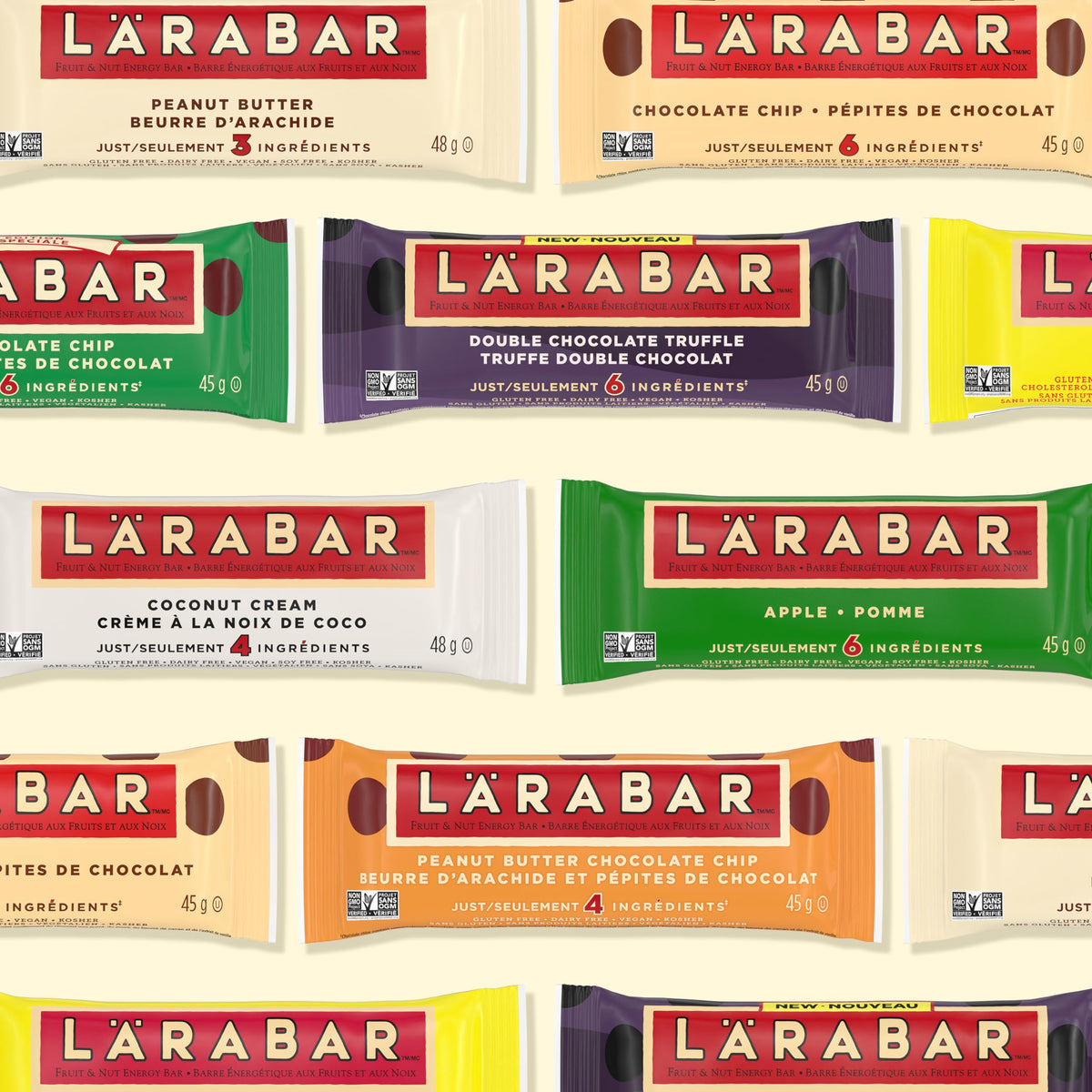 Larabar Chocolate Chip Banana Bread Bars, 16 x 45 g