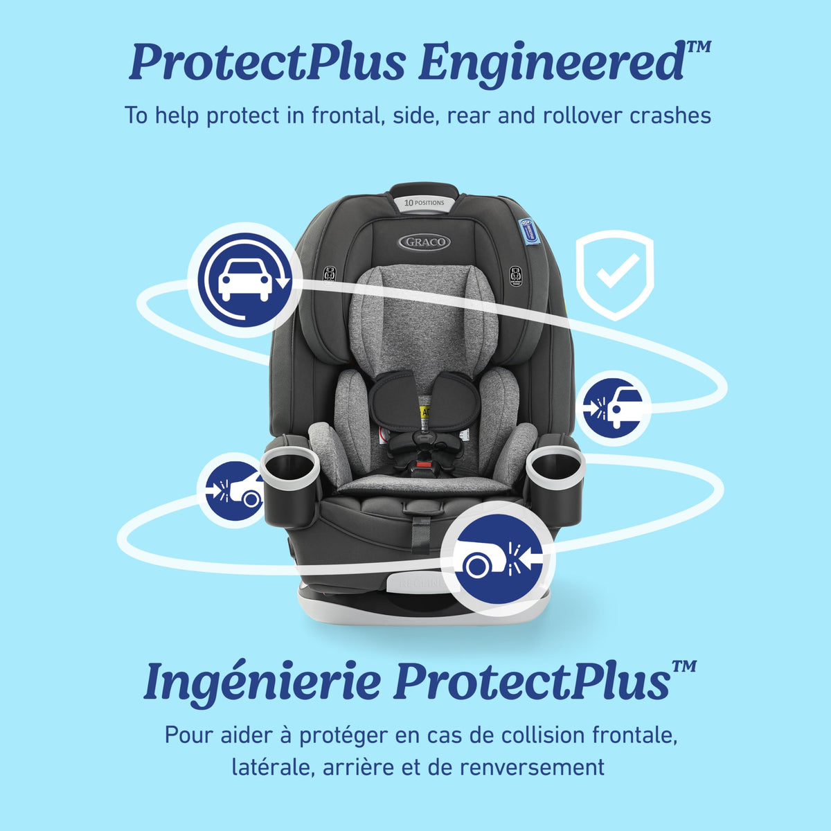 Graco 4Ever 4-in-1 Car Seat, Hancock