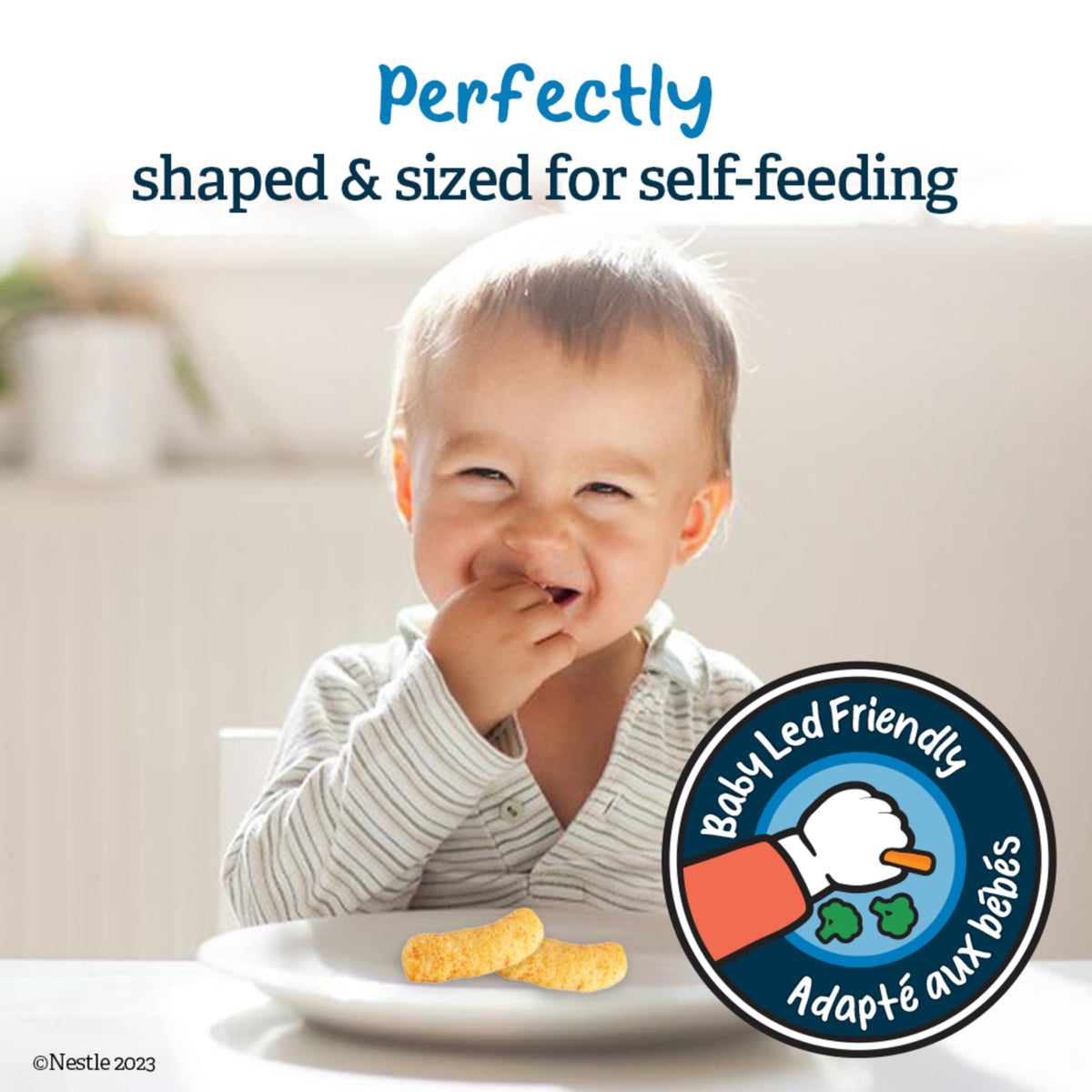 Gerber Lil' Crunchies Zesty Tomato Toddler Snacks, 6 x 42 g