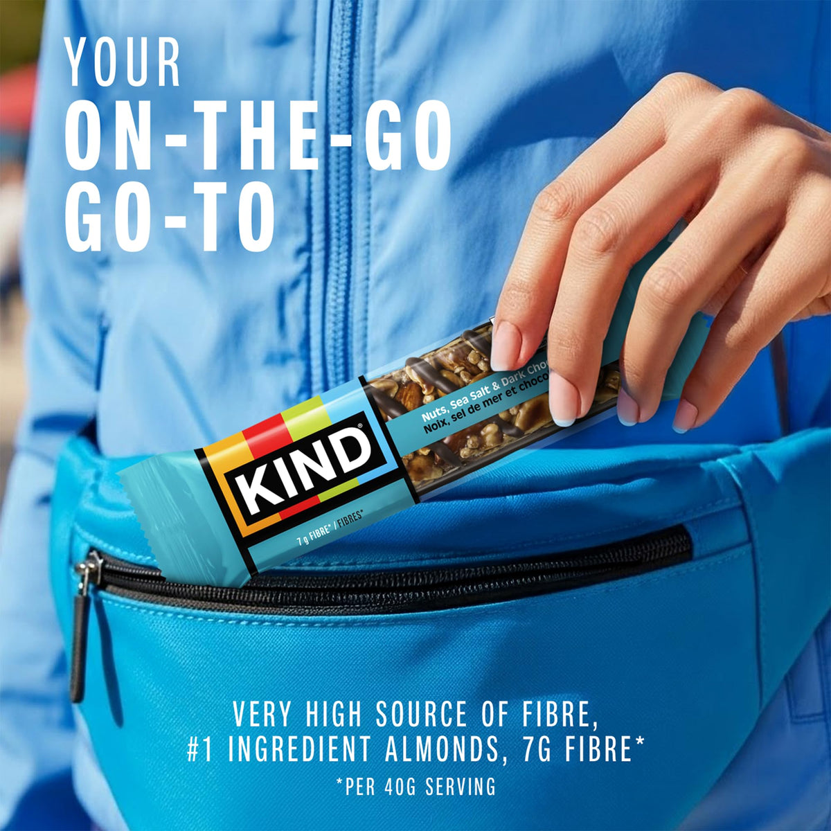 KIND Bars, Dark Chocolate Nuts & Sea Salt, 12 x 40 g