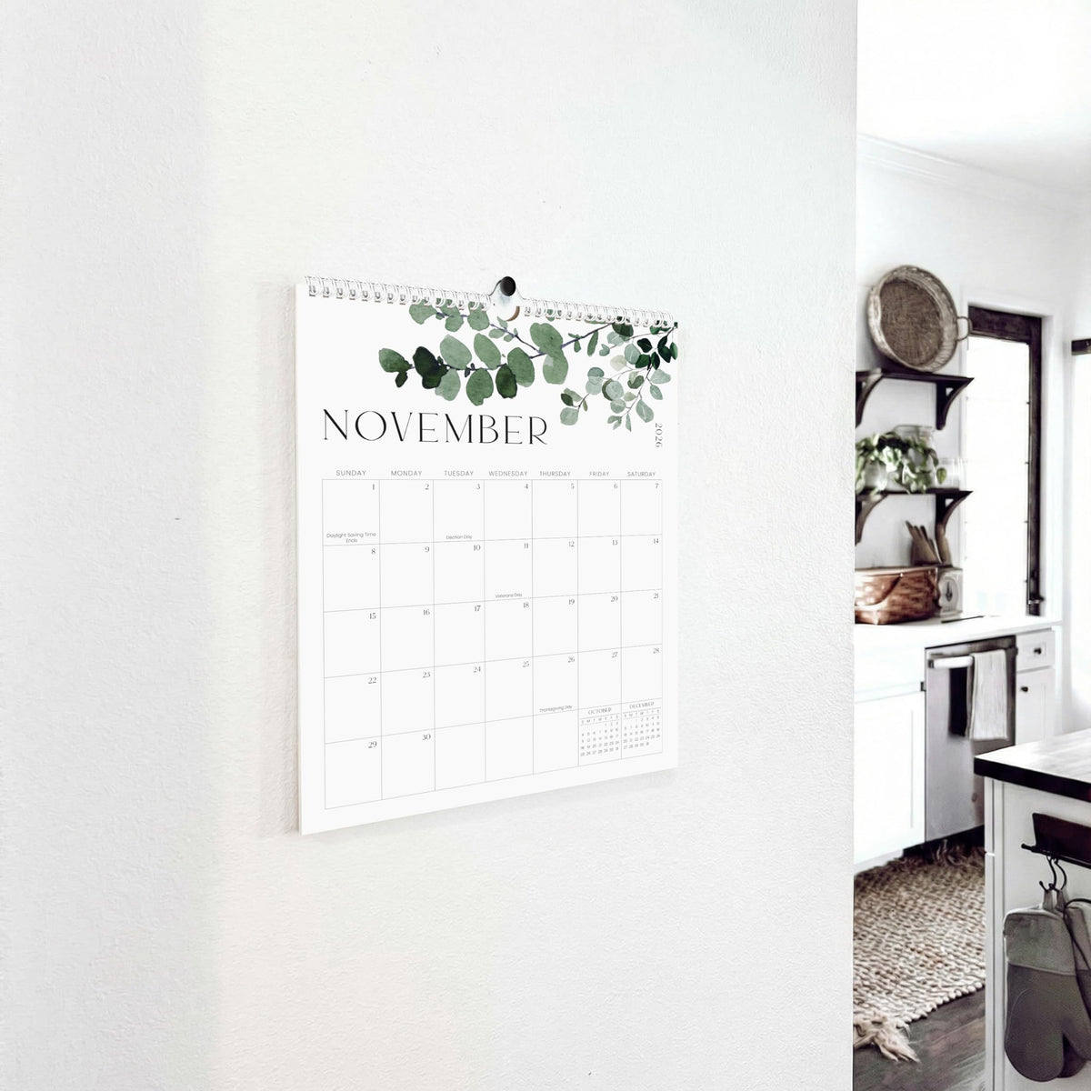 2026-2027 Greenery Wall Calendar