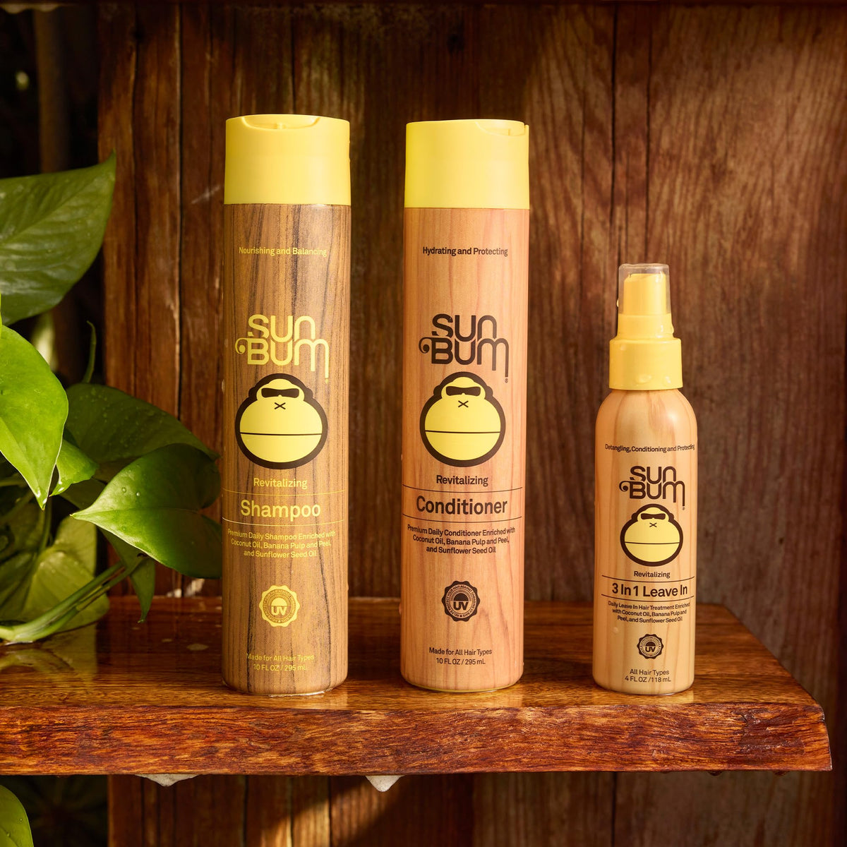 Sun Bum Beach Formula 3 in 1 Leave-In Hair Conditioner Spray, 118 mL