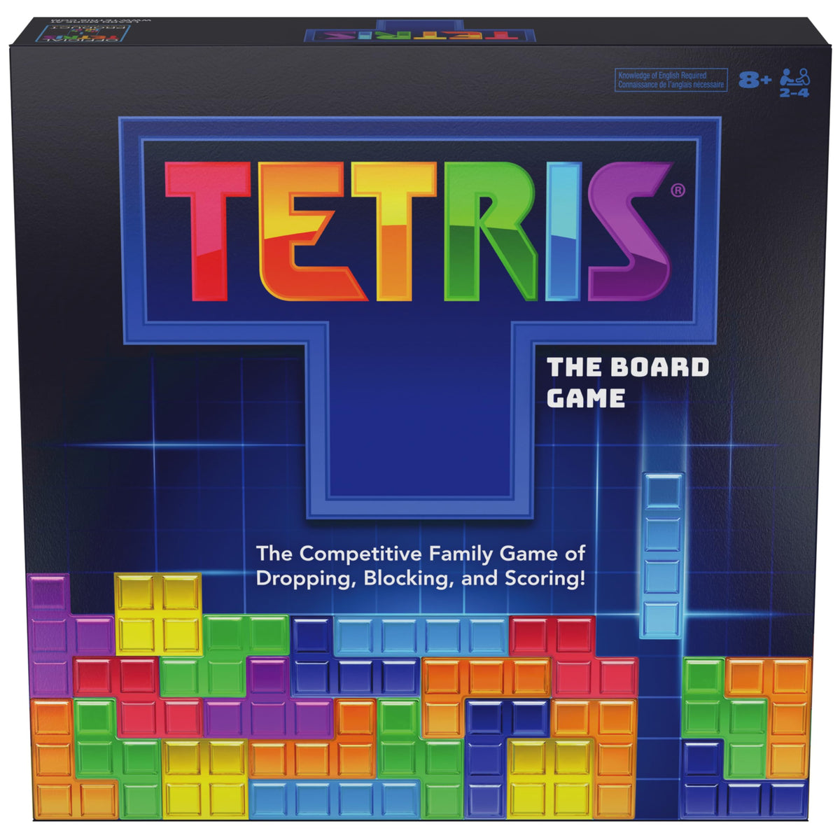 Spin Master Tetris: The Board Game, 2-4 Players, Ages 8+