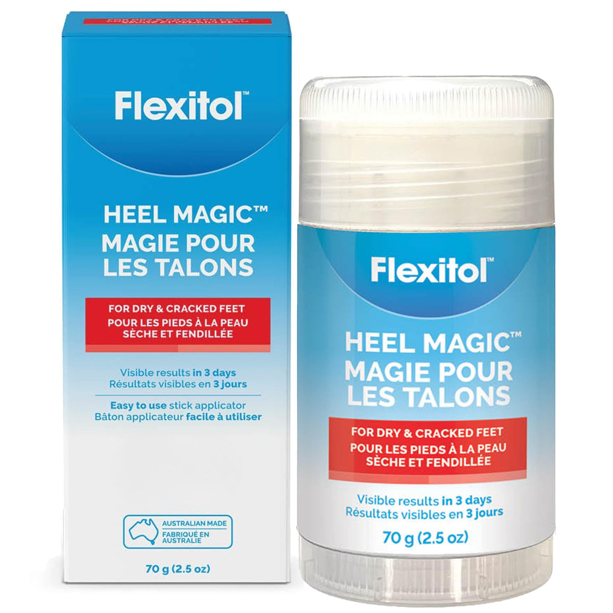 Flexitol Heel Magic for Cracked and Dry Heels, 70 g