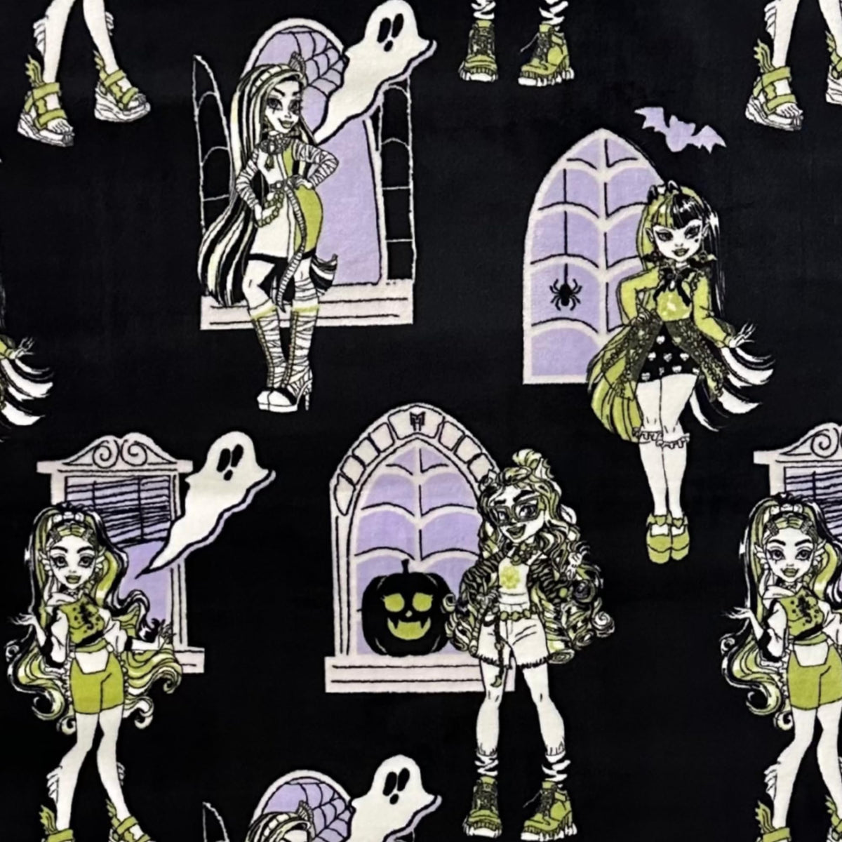 Franco Monster High Halloween Plush Throw Blanket, 50 x 70 Inch