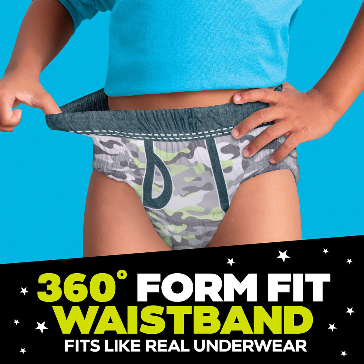 Ninjamas Pampers Nighttime Bedwetting Underwear Boys, Size L, 34 Count