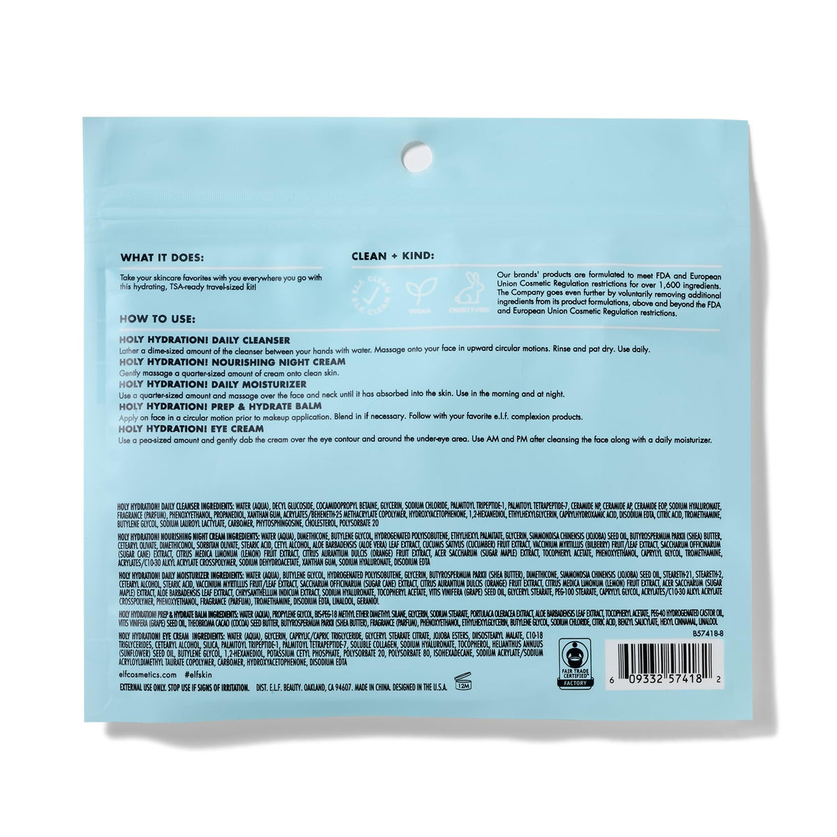e.l.f. SKIN Holy Hydration! Jet Set Hydration Kit