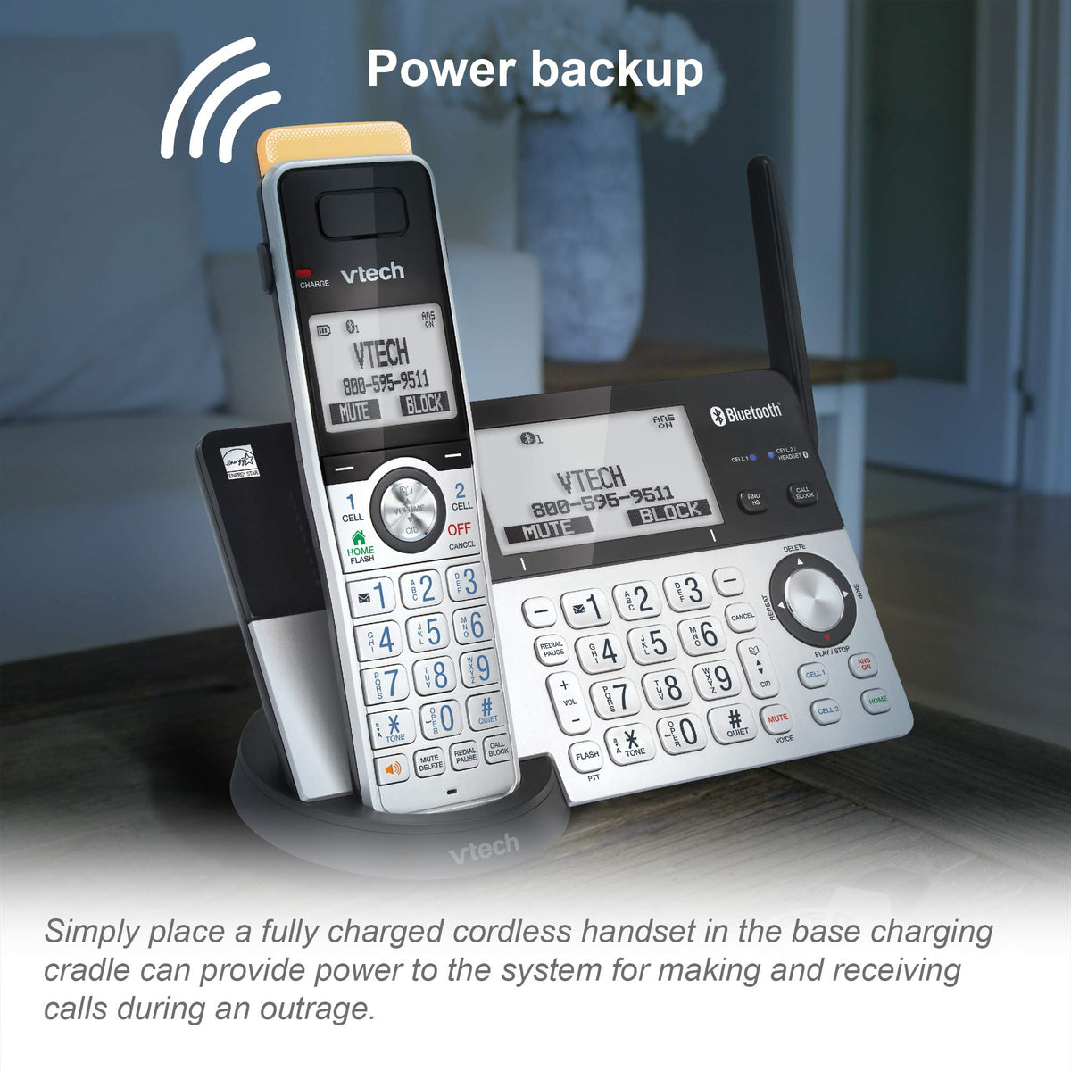 VTech IS8151-5 Answering System With 5 Handsets