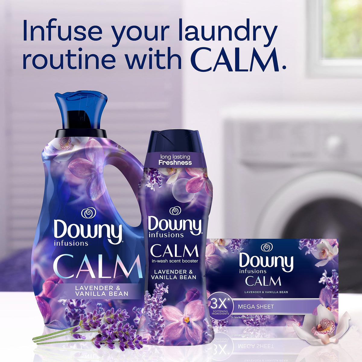 Downy Infusions CALM Scent Booster Beads, 680 g