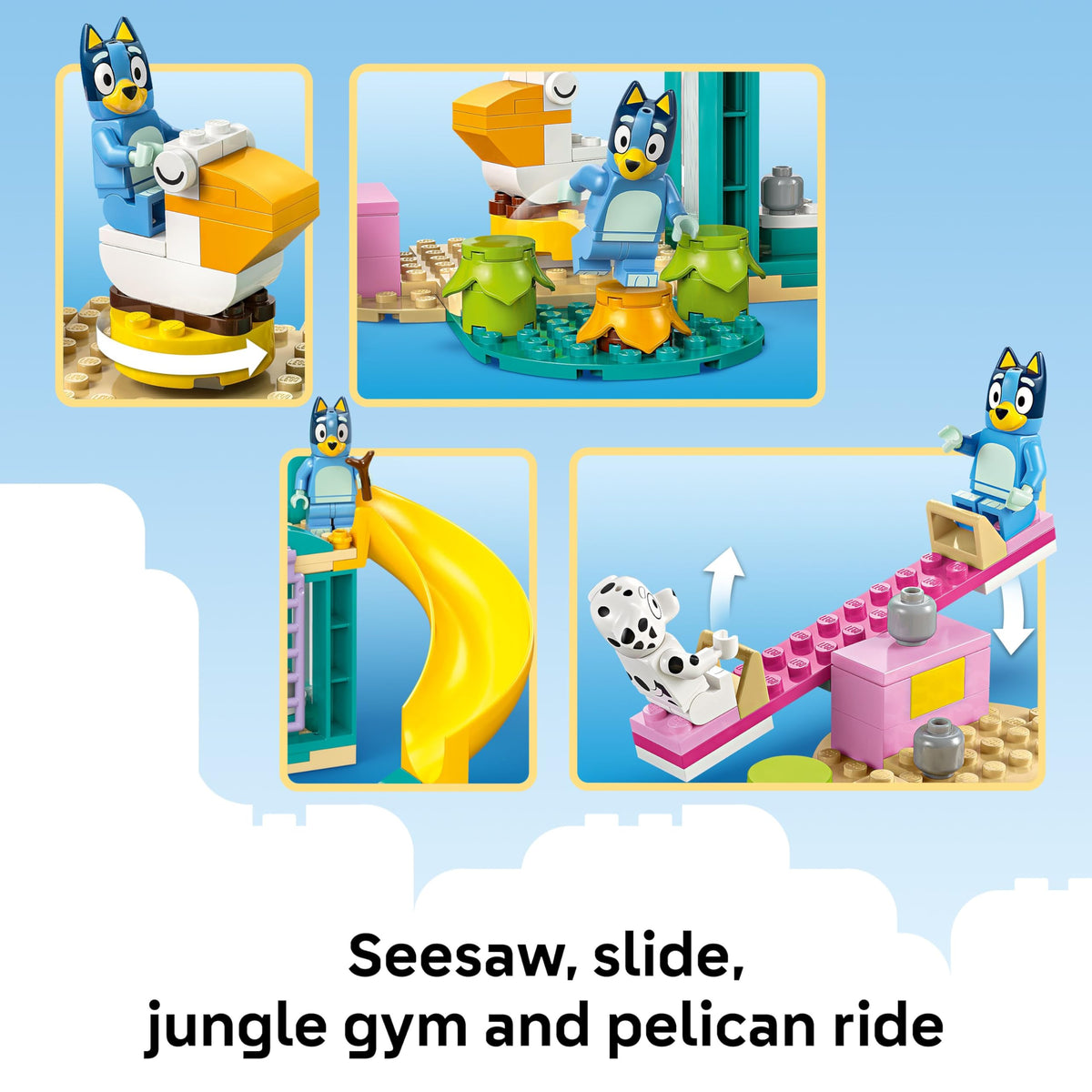 LEGO Bluey Playground Fun with Bluey and Chloe, 11201
