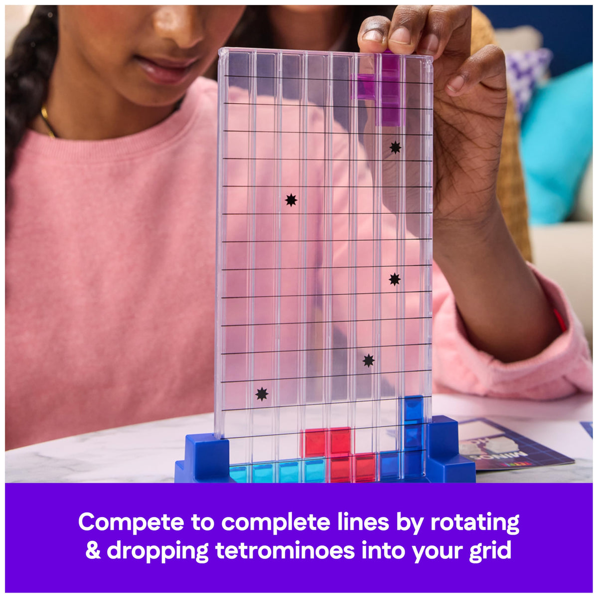 Spin Master Tetris: The Board Game, 2-4 Players, Ages 8+