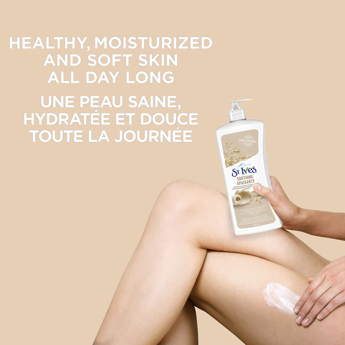 St. Ives Soothing Oatmeal & Shea Butter Body Lotion, 4 x 600 mL