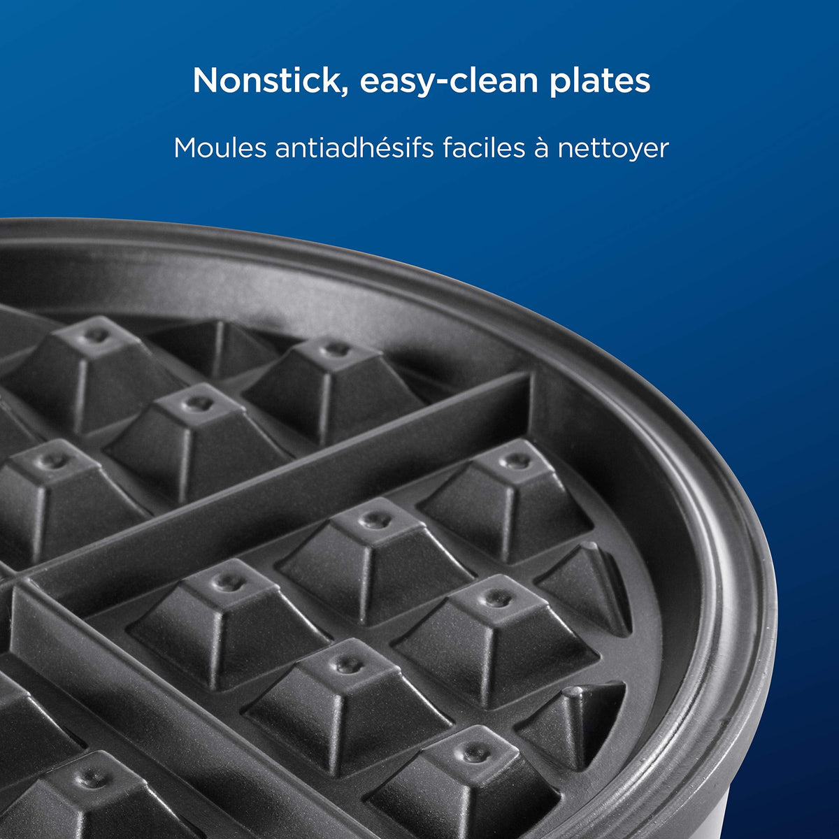 Oster Belgian Waffle Maker, 8 in, Stainless Steel