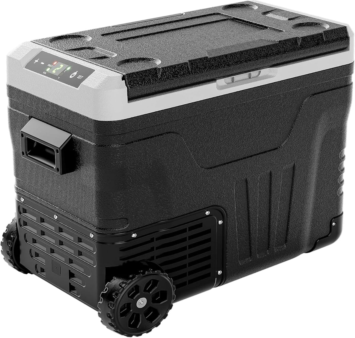 EUHOMY 12 Volt Refrigerator, 47QT (45L) Dual Zone Electric Cooler