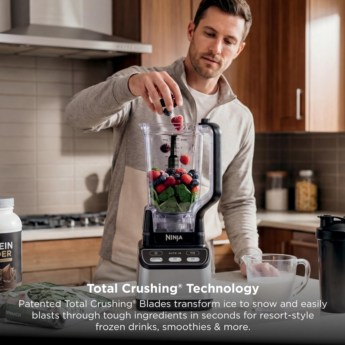 Ninja Professional Blender 2.0, 1400 W, 72 oz, CCO750BSL